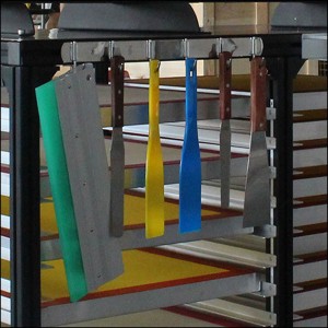 Screen Press with Dryer Rack