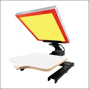 1 Color 1 Station Screen Printing Press